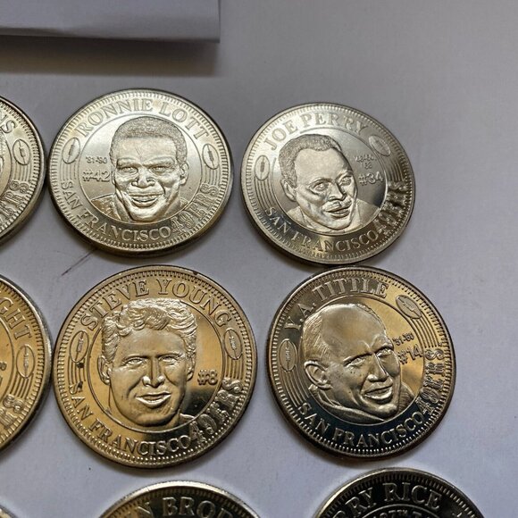San Francisco 49ers then and now 1994-95 collectable coins 12 of 20 Lot #11 - Picture 3 of 11